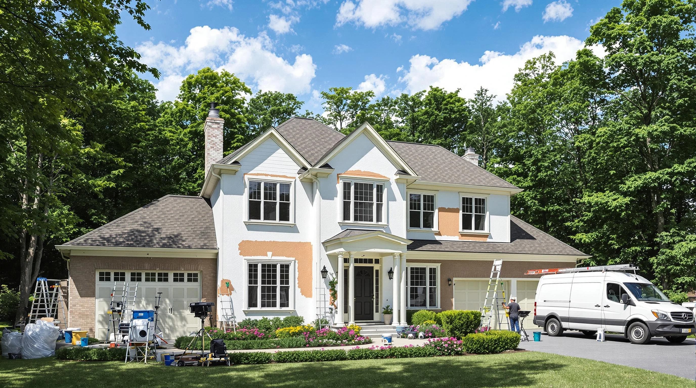 Guadalupe House Painters painting equipment